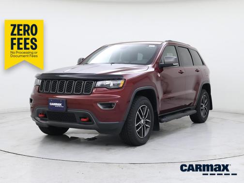 Burgundy 2017 Jeep Grand Cherokee Trailhawk