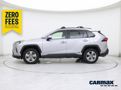 Silver 2022 Toyota RAV4 Hybrid LE