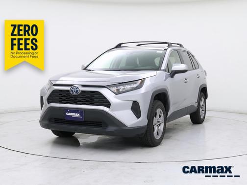 Silver 2022 Toyota RAV4 Hybrid LE
