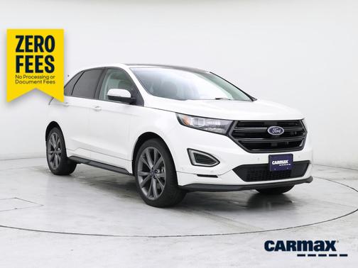 White 2015 Ford Edge Sport