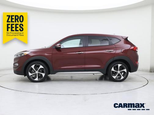 Red 2017 Hyundai TUCSON Limited