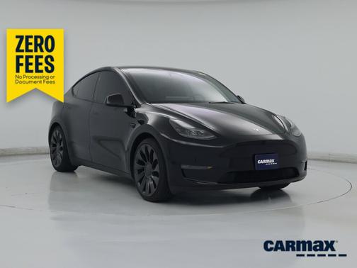 Black 2025 Tesla Model Y Performance