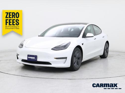 White 2022 Tesla Model 3 Long Range