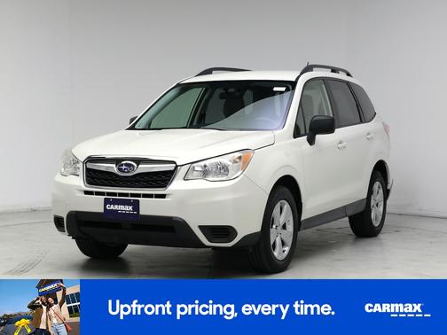 White 2015 Subaru Forester 2.5I