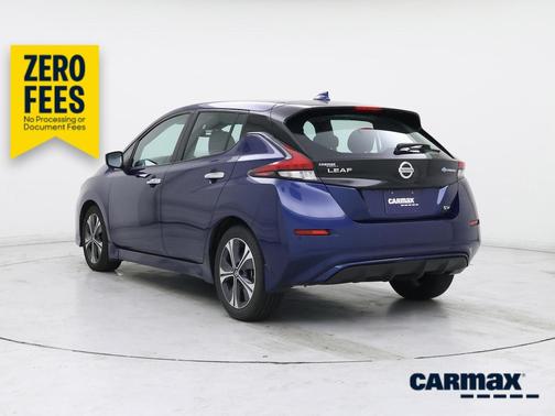 Blue 2022 Nissan Leaf SV