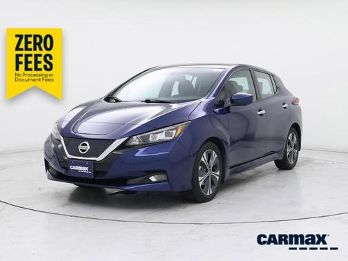 Blue 2022 Nissan Leaf SV