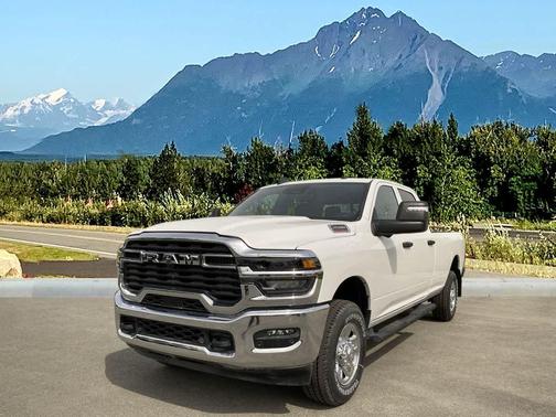 Bright White Clearcoat 2025 RAM 2500 Tradesman Crew Cab 4x4 8' Box