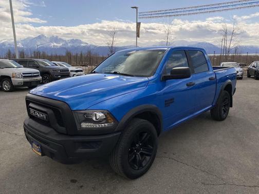 Hydro Blue Pearlcoat 2024 RAM 1500 Classic Warlock Crew Cab 4x4 5'7' Box