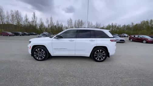 Bright White Clearcoat 2024 Jeep Grand Cherokee Overland