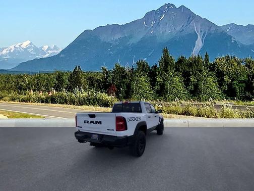 Bright White Clearcoat 2026 RAM 1500 RHO Crew Cab 4x4 5'7' Box