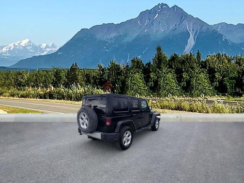 Black 2013 Jeep Wrangler Unlimited Sahara