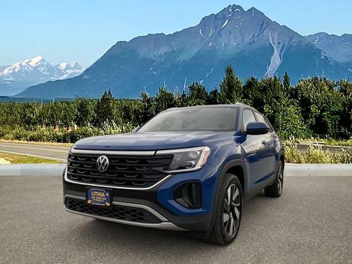 BLU/Blue 2025 Volkswagen Atlas Cross Sport 2.0T SE w/Technology 4MOTION