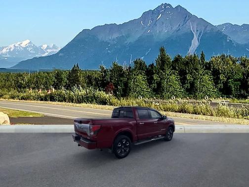 Cardinal Red Metallic 2021 Nissan Titan Platinum Reserve