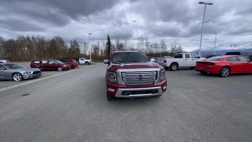 Cardinal Red Metallic 2021 Nissan Titan Platinum Reserve