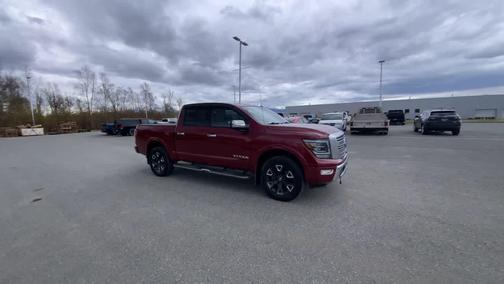 Cardinal Red Metallic 2021 Nissan Titan Platinum Reserve