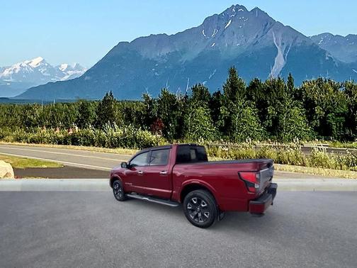 Cardinal Red Metallic 2021 Nissan Titan Platinum Reserve