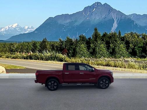 Cardinal Red Metallic 2021 Nissan Titan Platinum Reserve