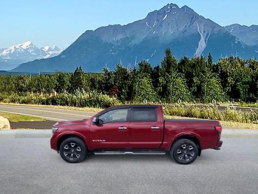 Cardinal Red Metallic 2021 Nissan Titan Platinum Reserve
