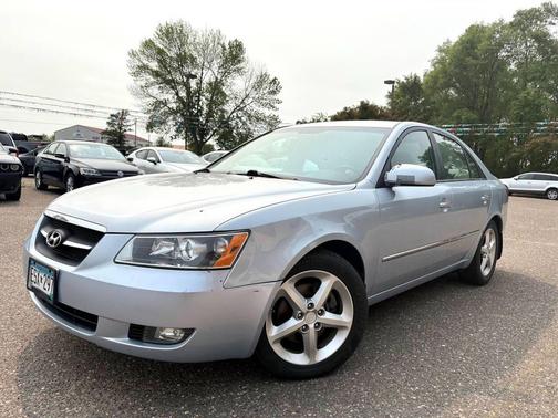 Blue 2008 Hyundai SONATA SE