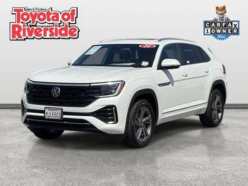 Opal White Pearl Effect 2024 Volkswagen Atlas Cross Sport 2.0T SEL R-Line