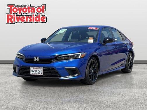 Aegean Blue Metallic 2024 Honda Civic Sport