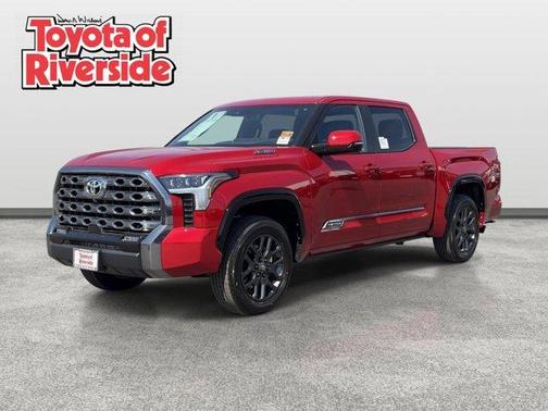 Red 2026 Toyota Tundra Hybrid Platinum