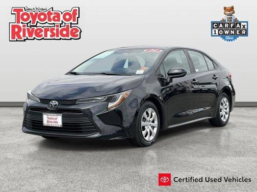 Midnight Black Metallic 2024 Toyota Corolla LE