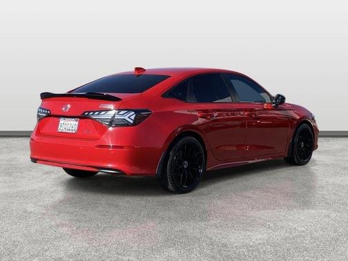 Rallye Red 2025 Honda Civic Hybrid