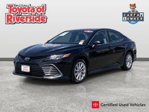 Midnight Black Metallic 2024 Toyota Camry LE