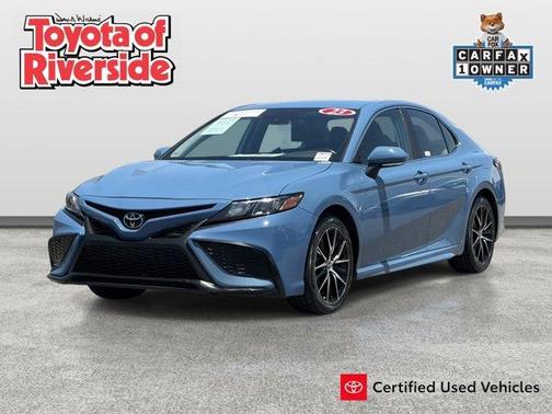 Blue 2023 Toyota Camry SE