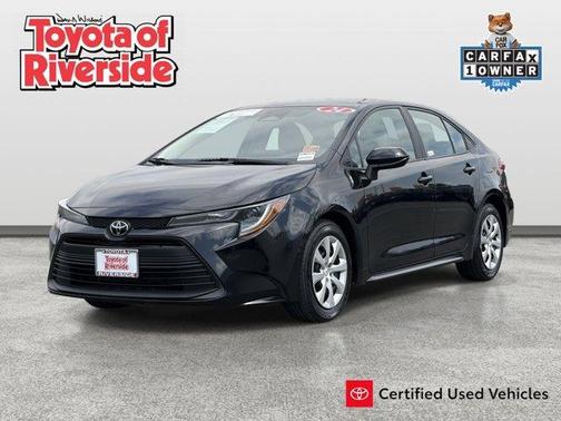 Midnight Black Metallic 2024 Toyota Corolla LE