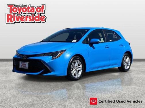 Blue Flame 2019 Toyota Corolla Hatchback SE