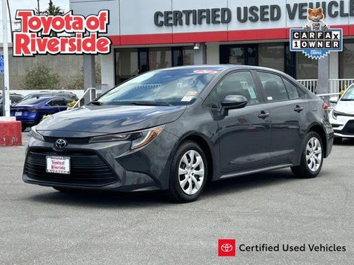 Midnight Black Metallic 2024 Toyota Corolla LE