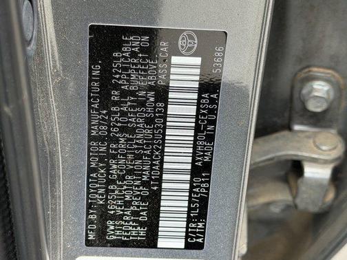 Metal 2025 Toyota Camry SE