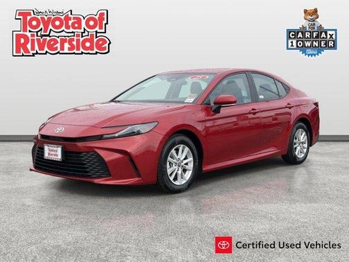 Red 2025 Toyota Camry LE