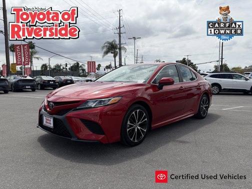 Red 2020 Toyota Camry SE