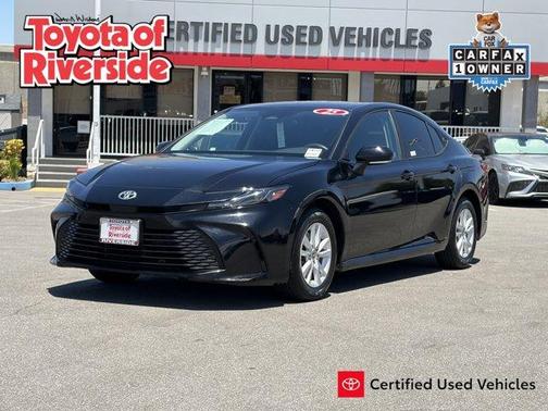 Midnight Black Metallic 2025 Toyota Camry LE