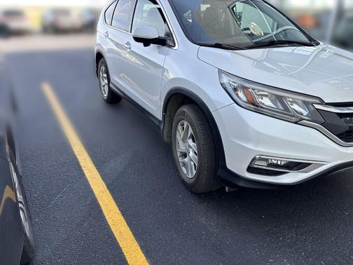 White Diamond Pearl 2015 Honda CR-V EX-L