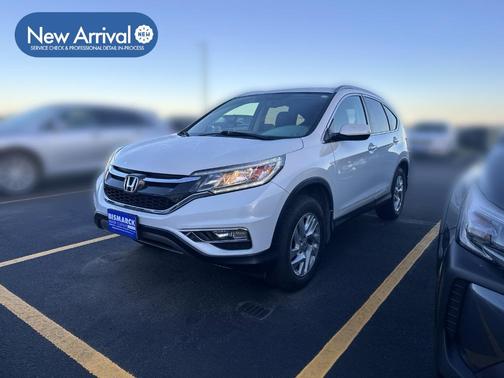 White Diamond Pearl 2015 Honda CR-V EX-L