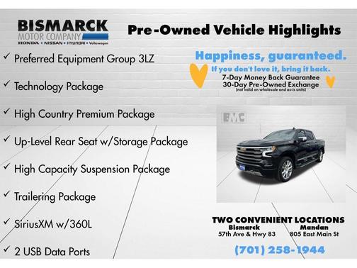 Black 2024 Chevrolet Silverado 1500 High Country