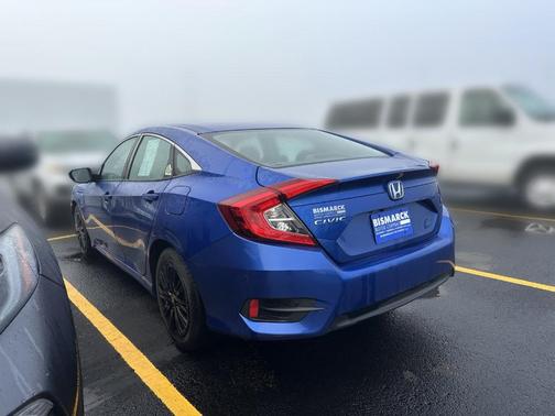 Aegean Blue Metallic 2017 Honda Civic LX