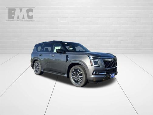 Gun Metallic / Super Black 2026 Nissan Armada Platinum Reserve