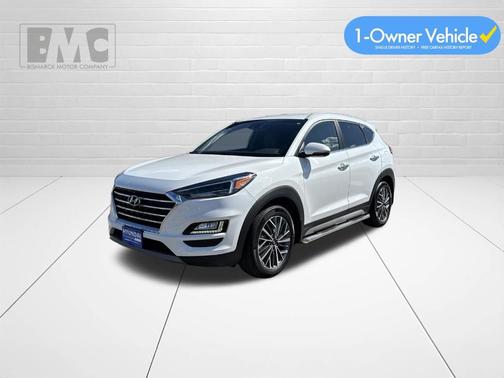 White Cream 2021 Hyundai TUCSON Limited