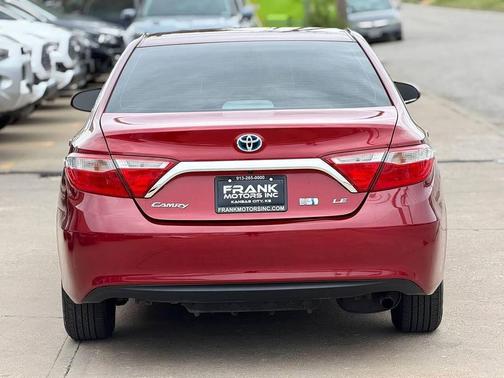 Ruby Flare Pearl 2015 Toyota Camry Hybrid LE