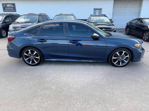 Blue 2025 Honda Civic Hybrid Sport Touring
