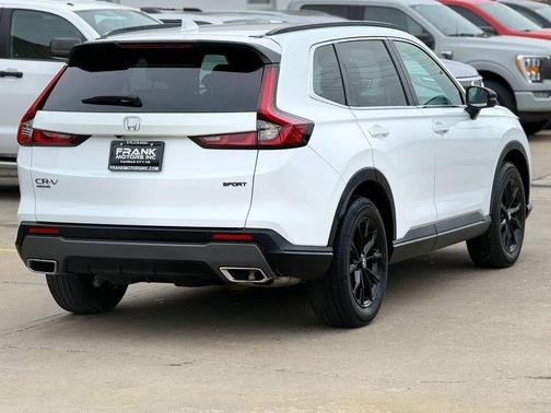 Platinum White Pearl 2025 Honda CR-V Hybrid Sport AWD