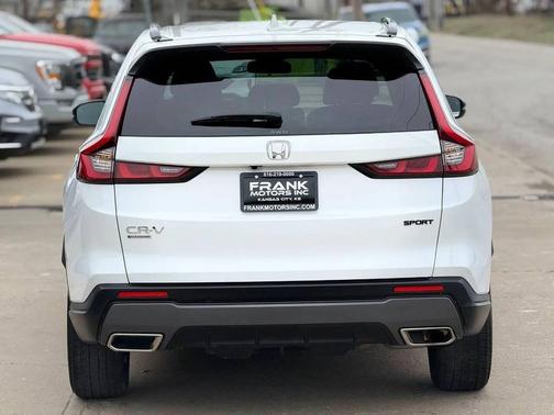 Platinum White Pearl 2025 Honda CR-V Hybrid Sport AWD
