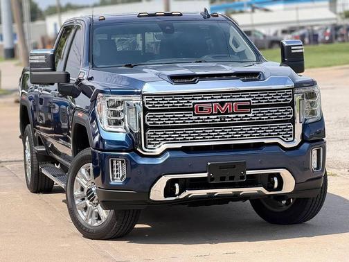 Pacific Blue Metallic 2021 GMC Sierra 2500 Denali