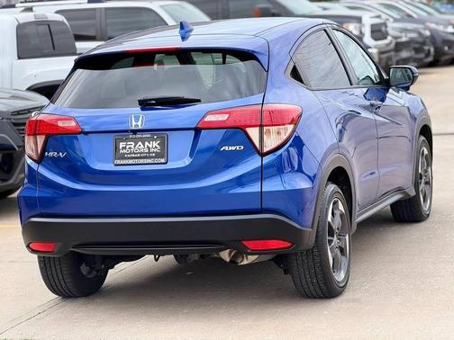 Aegean Blue Metallic 2018 Honda HR-V EX