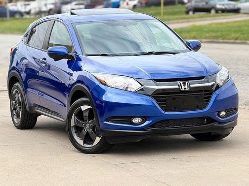 Aegean Blue Metallic 2018 Honda HR-V EX